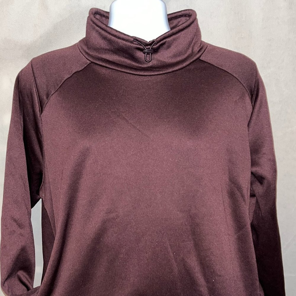 Women's Xersion Pullover Sweatshirt, Funnel Neck, Long Sleeve 1X (plus)